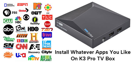 WE2U Sat K3 Pro IPTV Box Android Disfruta de los deportes OEM sin cargo mensual